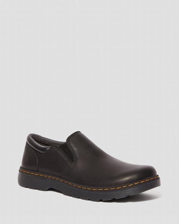 Dr Martens Pánské Polobotky Tipton Slip On Černé, CZ-029871